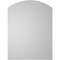 Ekena Millwork Arch Top Surface Mount PVC Gable Vent: Functional, w/ 2"W x 2"P Brickmould Sill Frame, 12"W x 16"H GVPAR12X1603SF - alternate 5